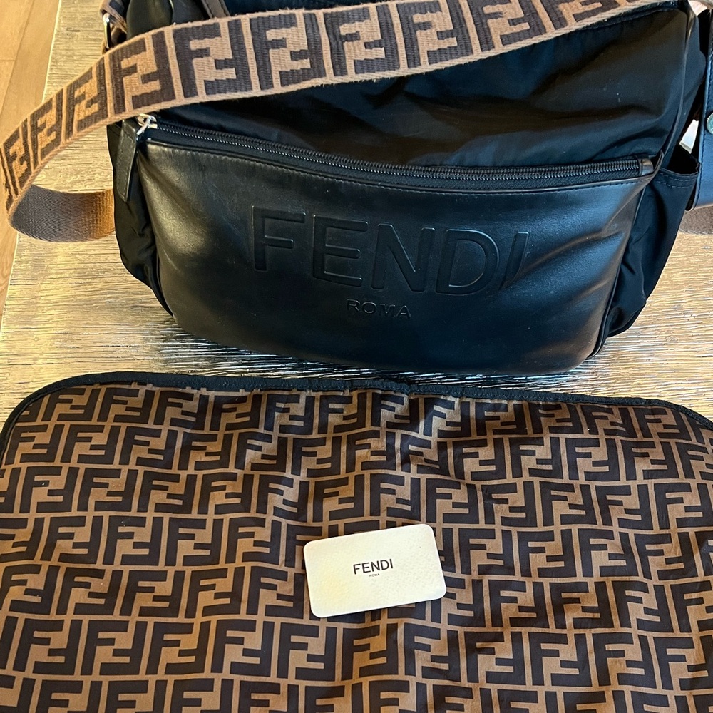 Fendi diaper bag